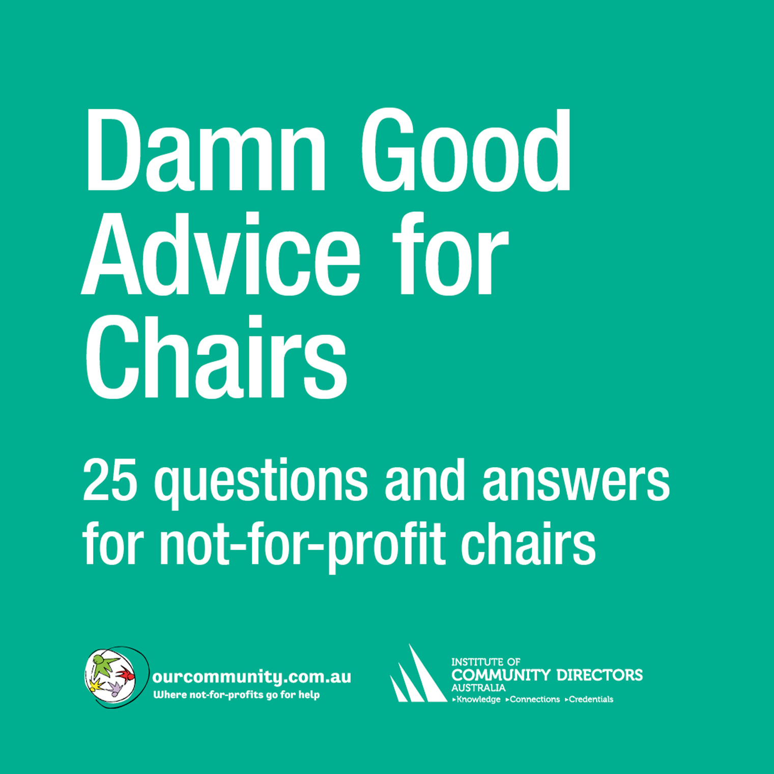 Damn Good Advice for Chairs