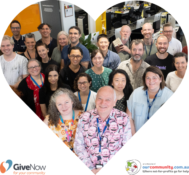 Our Community and GiveNow team photo