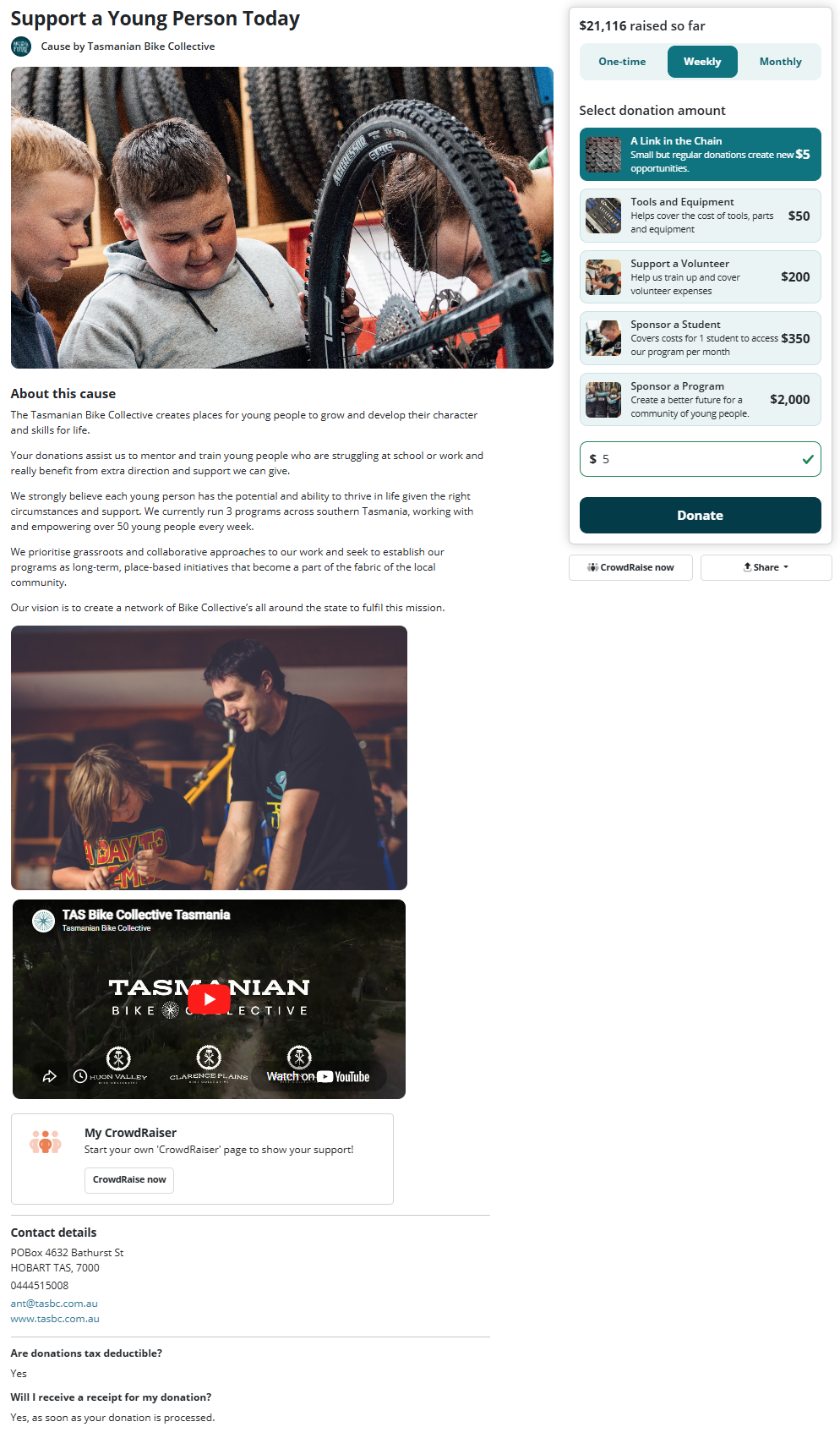 GiveNow Donations Landing Page - Best Shout For Good Alternative