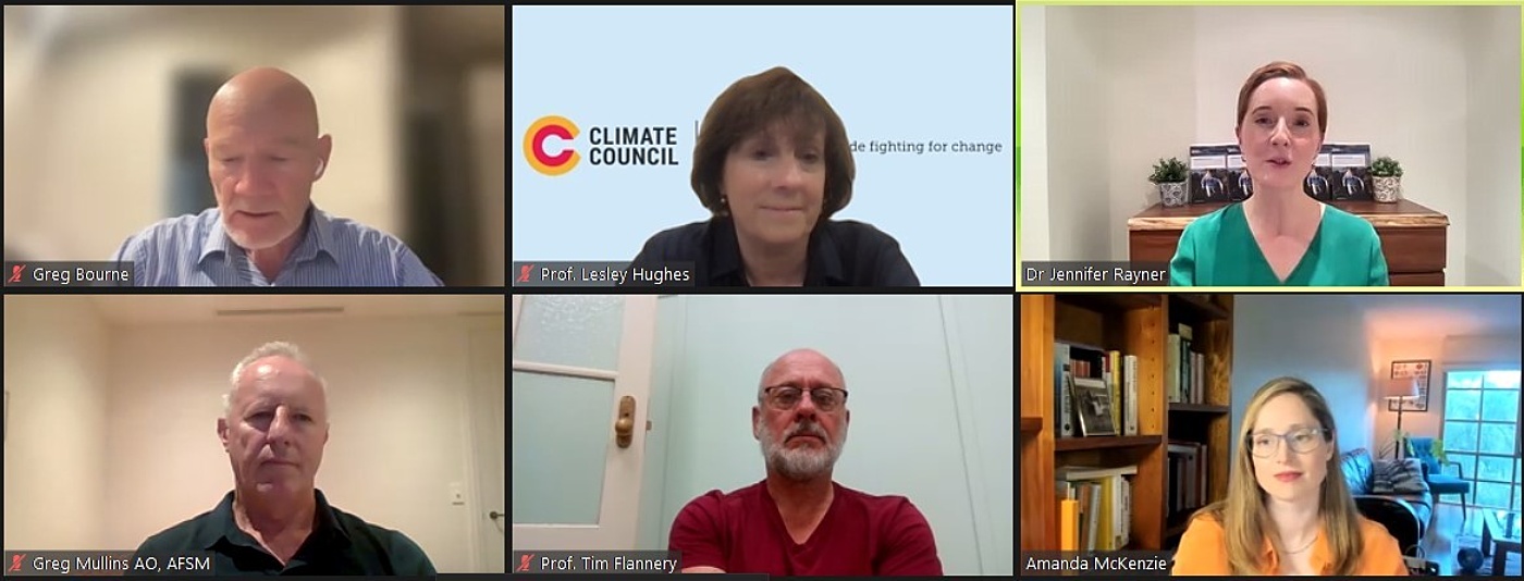 Climate Council webinar snip
