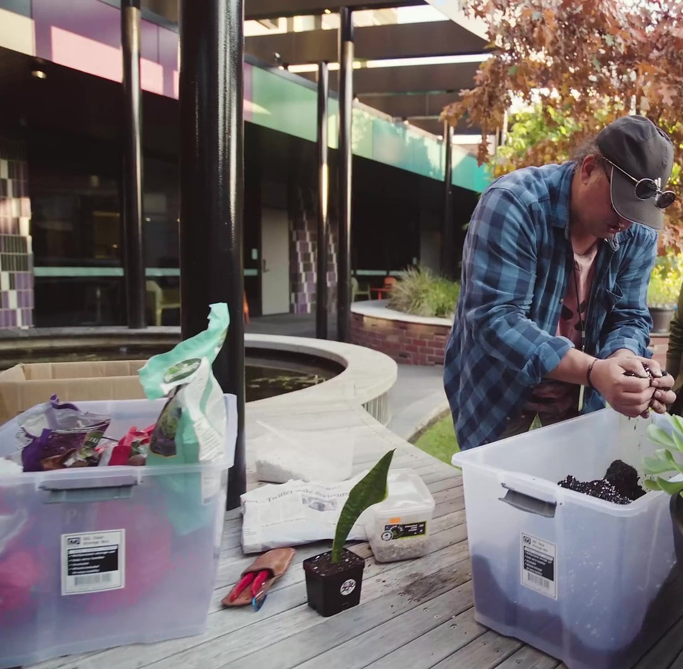 Garry gardening cropped