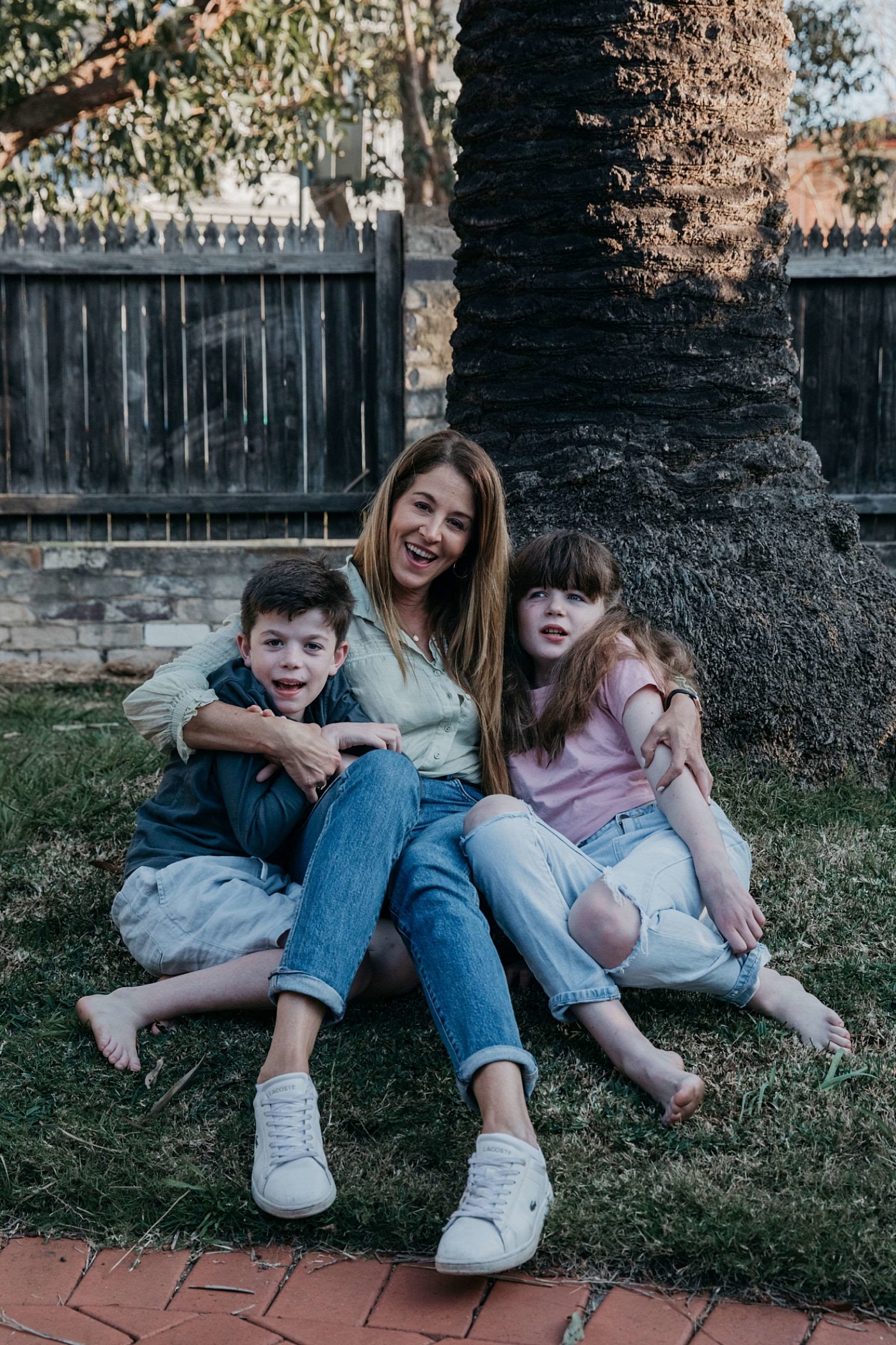 Megan with her children Isla and Jude