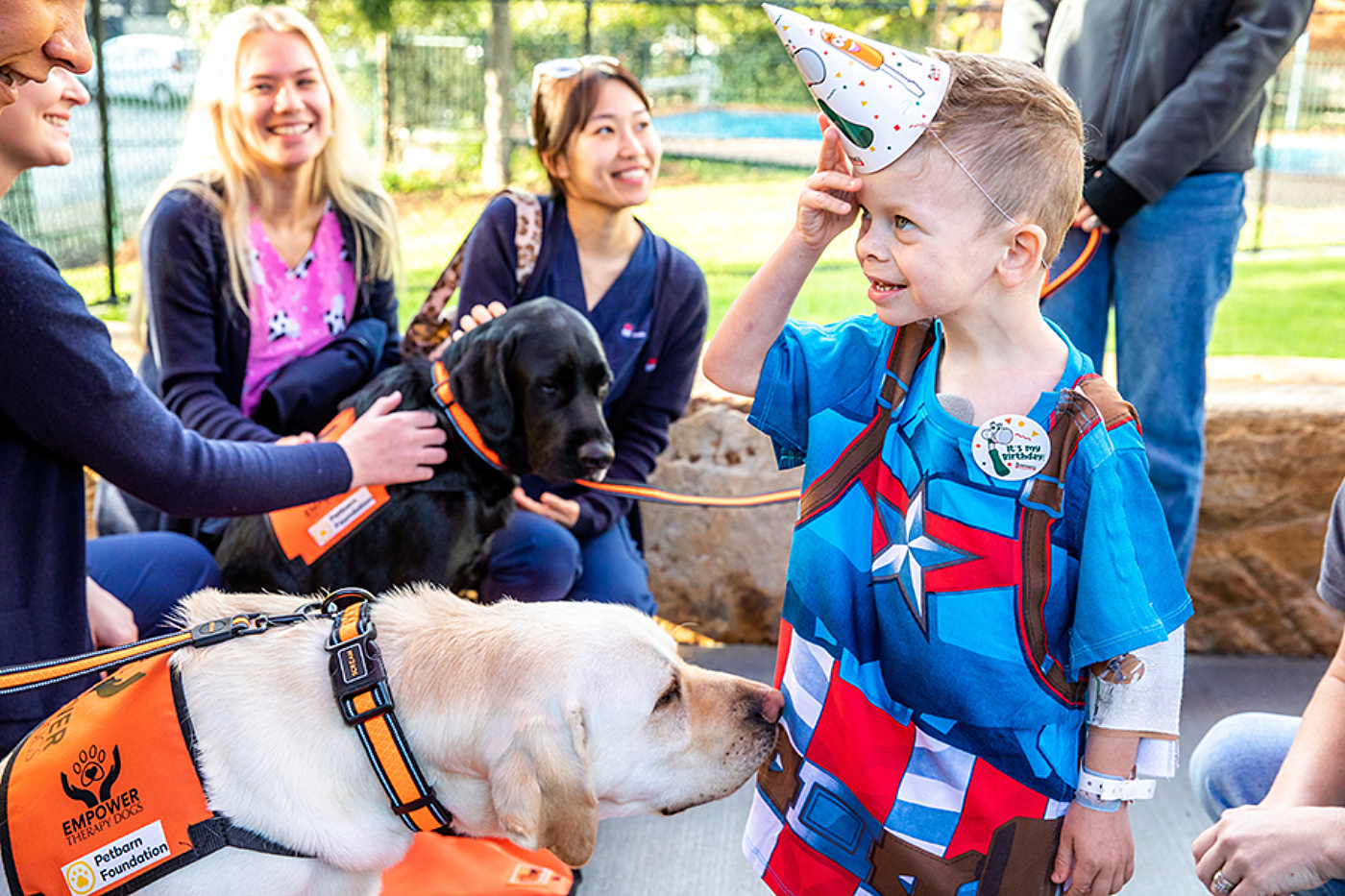 Pet park opening at Sydney Childrens Hospital Westmead