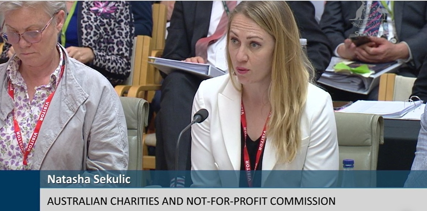 Sekulic at Senate Estimates