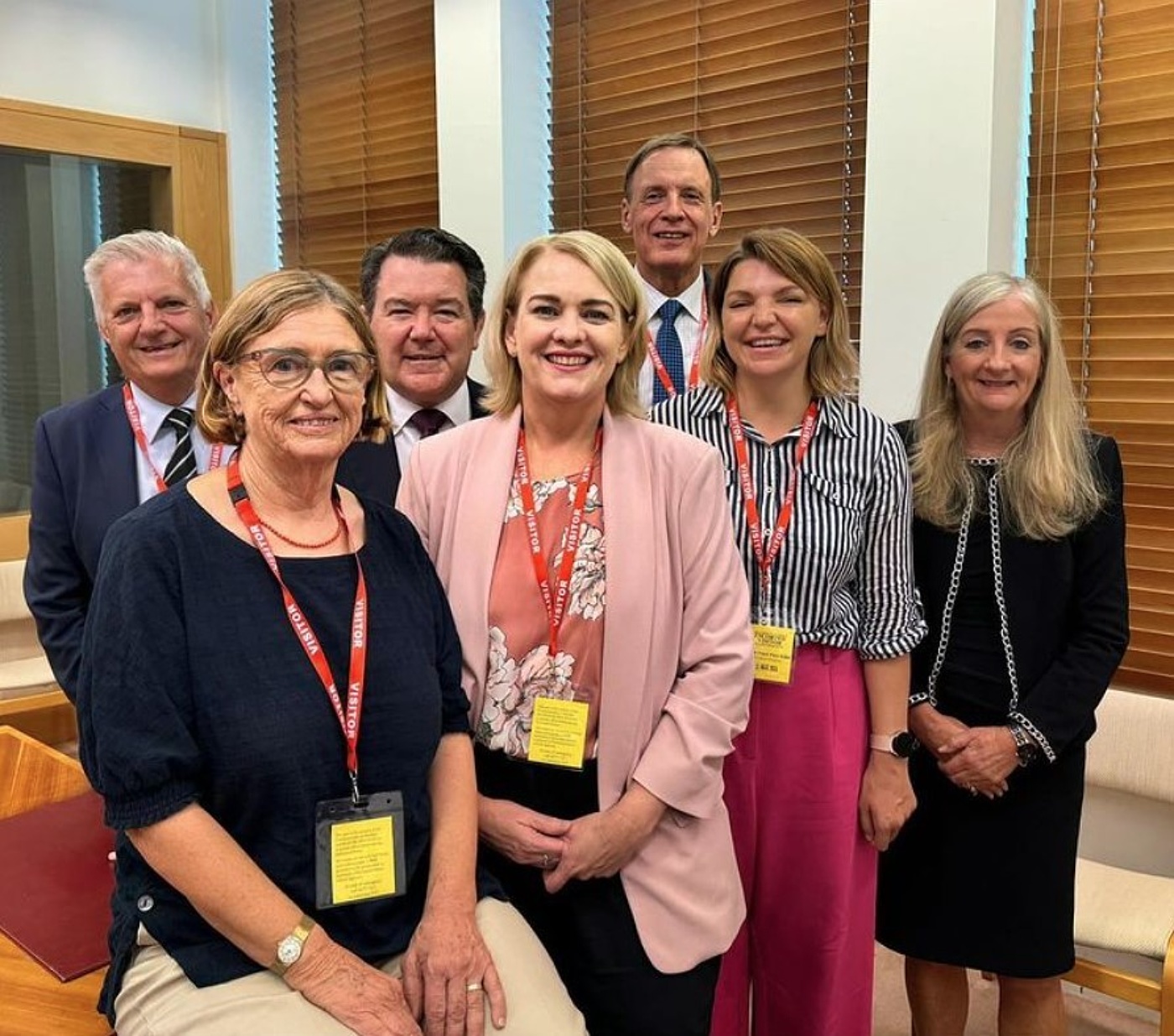 Sen Dean Smith meeting with grandparent and kinsship carers