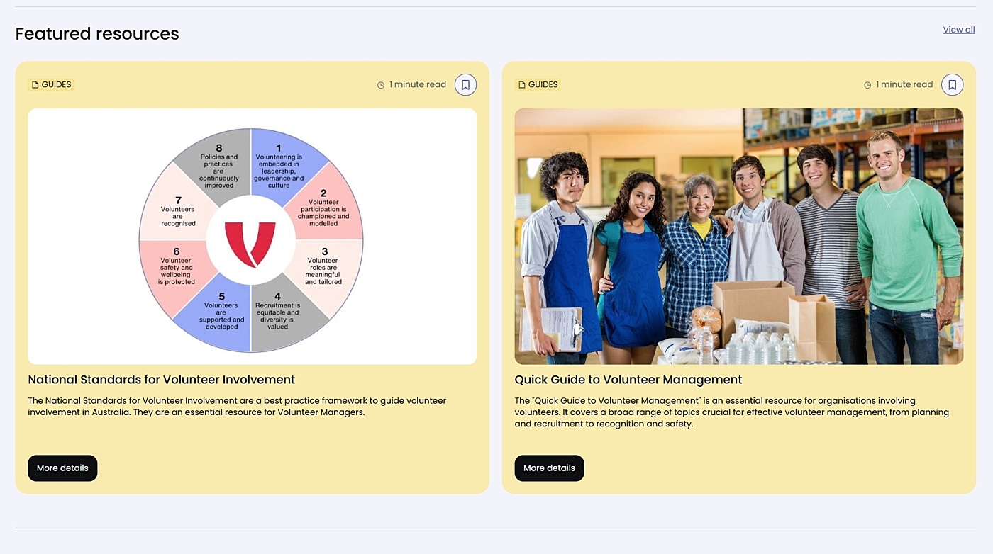 Volunteering Gateway snip