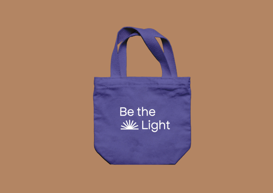 Be The Light Tote Bag