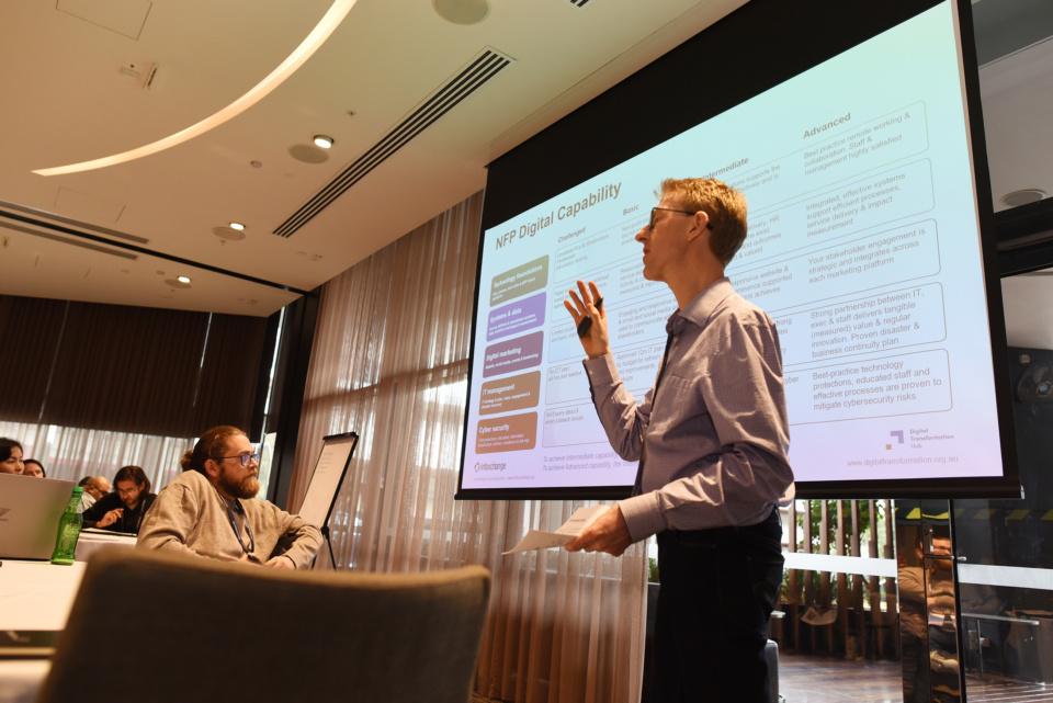 Marcus Harvey in action