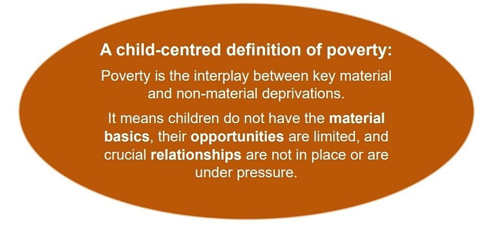 Child centred definition of poverty