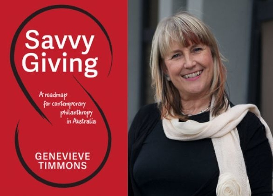 Genevieve Timmons Savvy Giving book promo