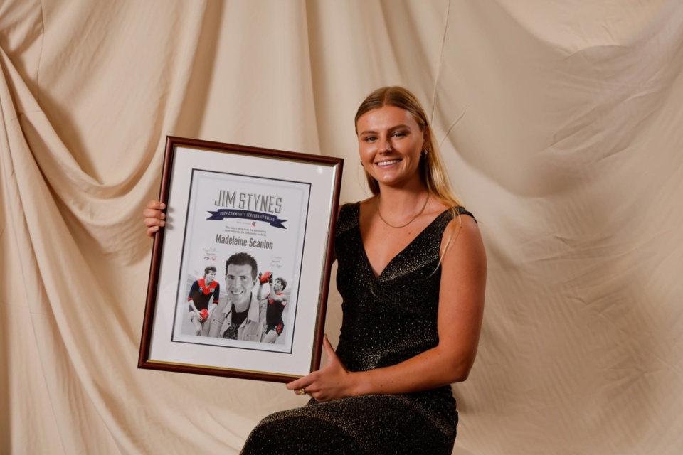 Fleet-footed Freo footy player honoured with major community award