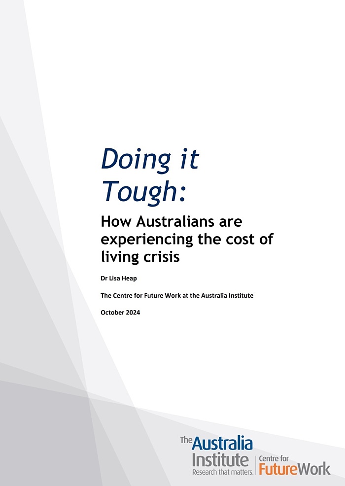 Doing it Tough report