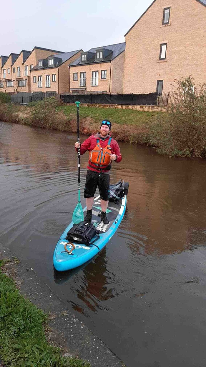 Paddleboarder Jon Callow