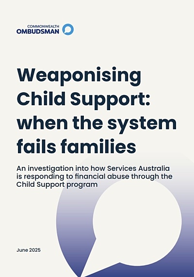 Child Support report cover