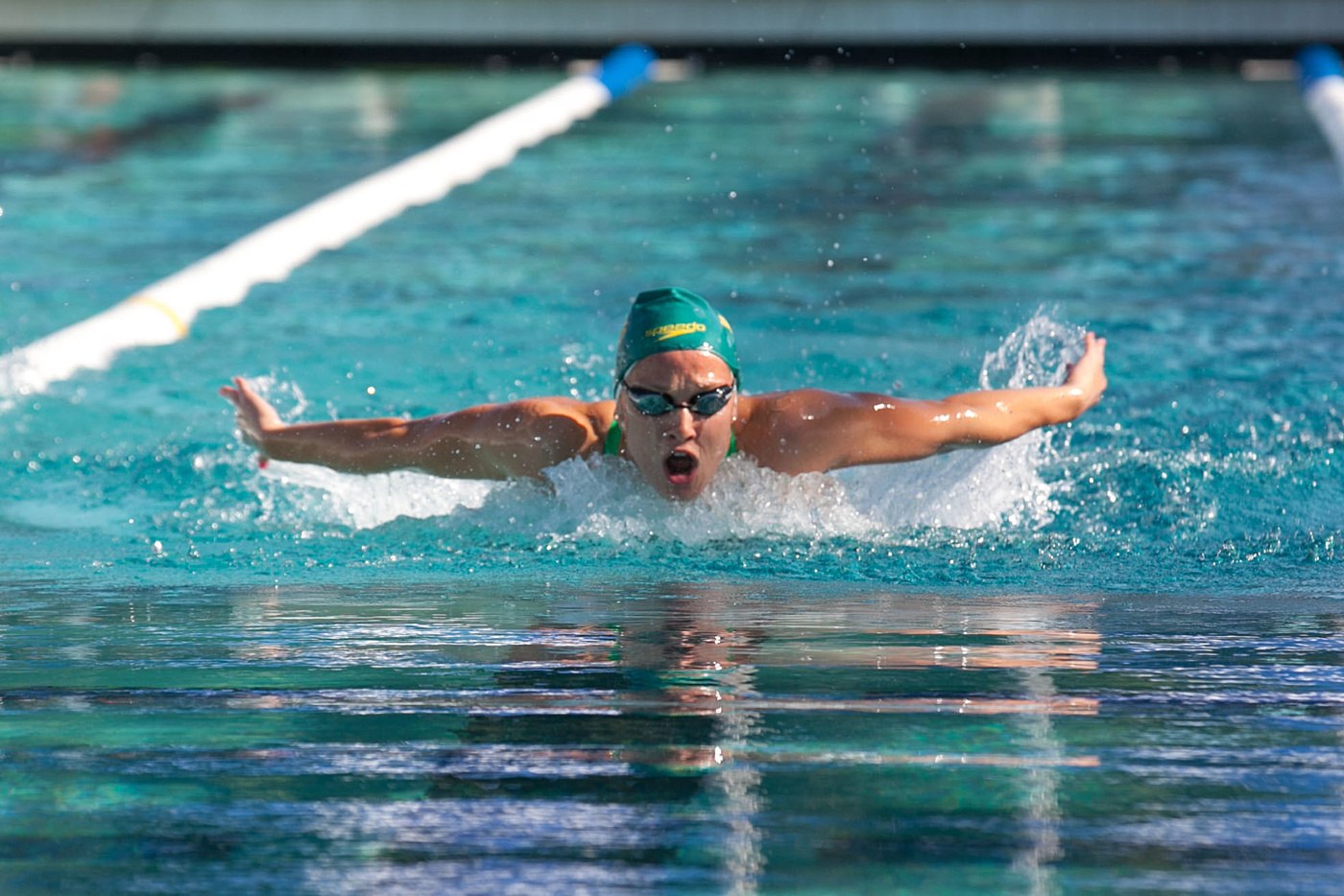 Madeline Groves in 200m butterfly Wiki Commons Image JD Lasica