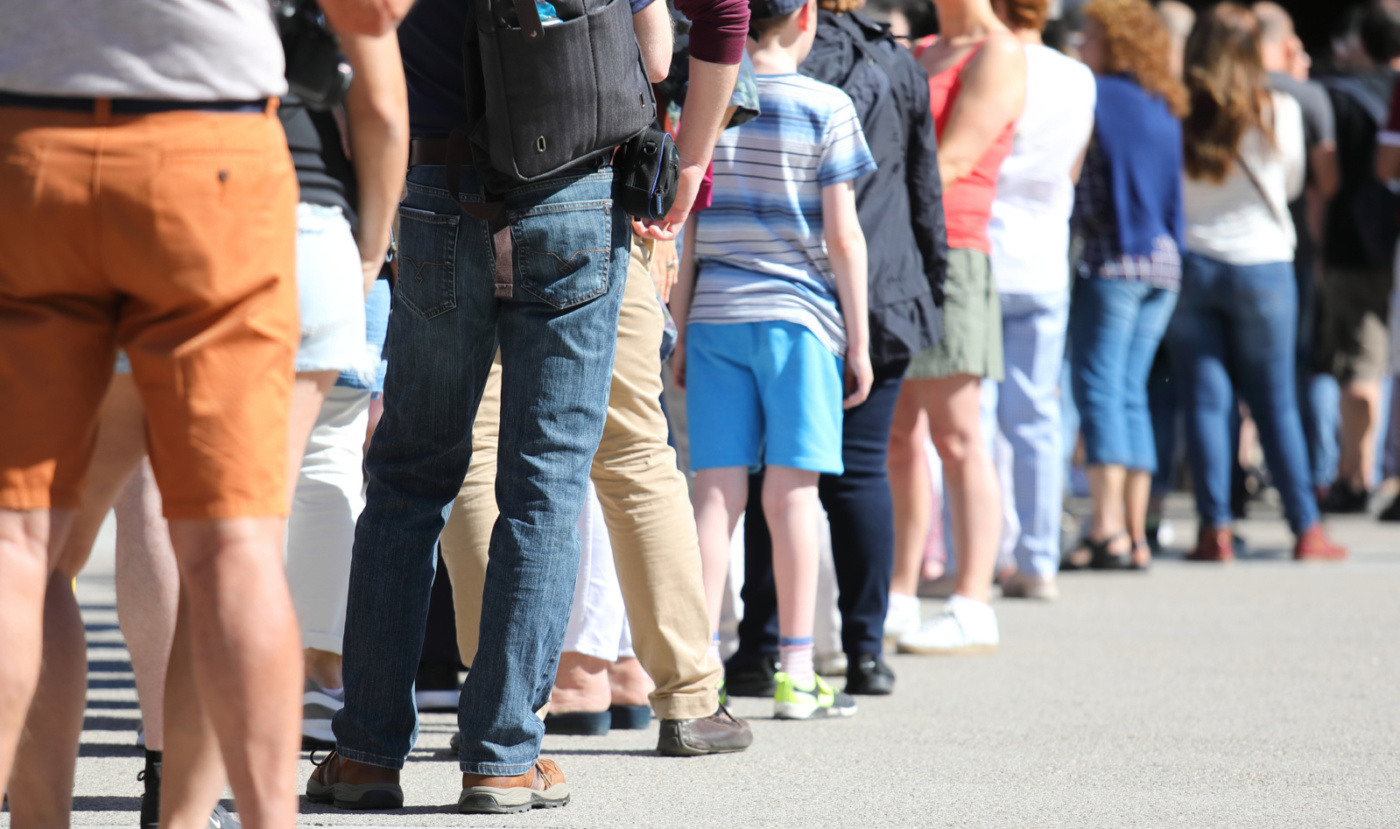 Queue i Stock 1174722493