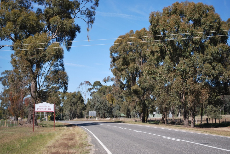 Peelchelba Town Entry Sign