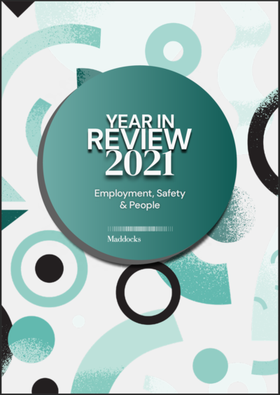 Maddocks Year in Review