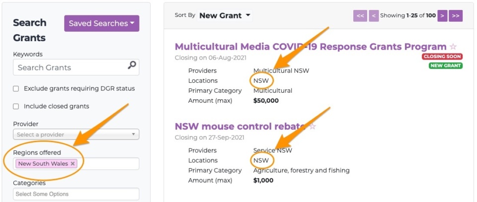 The latest improvements to the Funding Centre - August 2021
