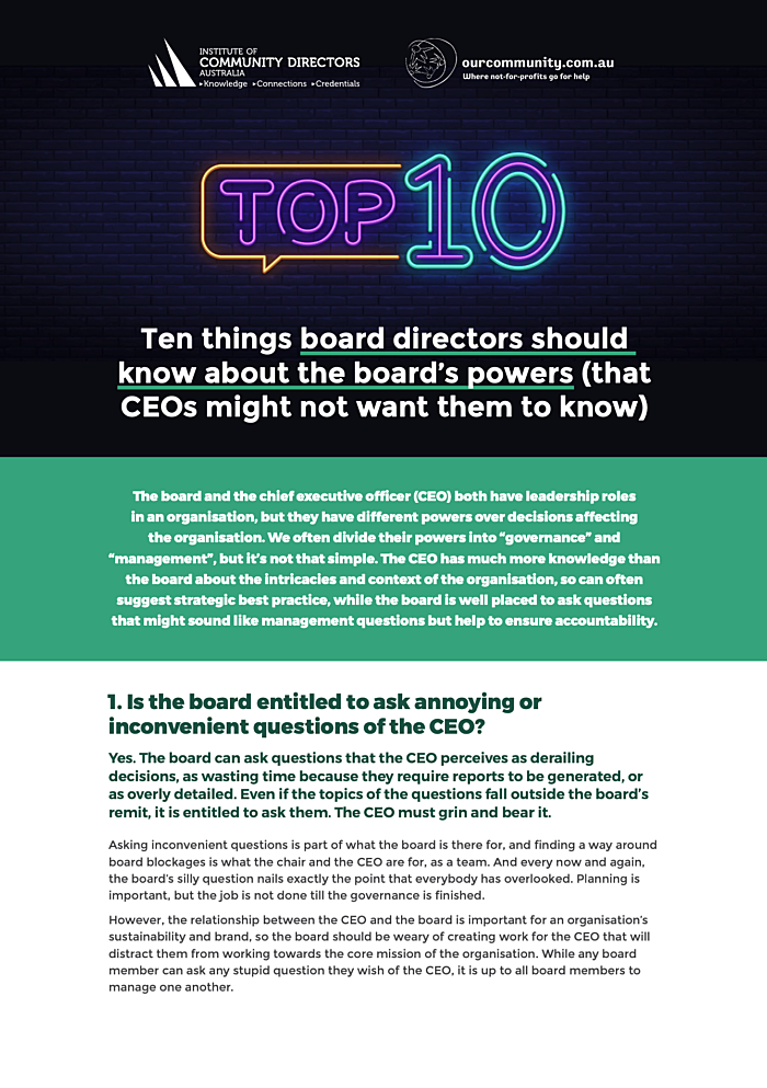 Top10 Help Sheet Board Powers