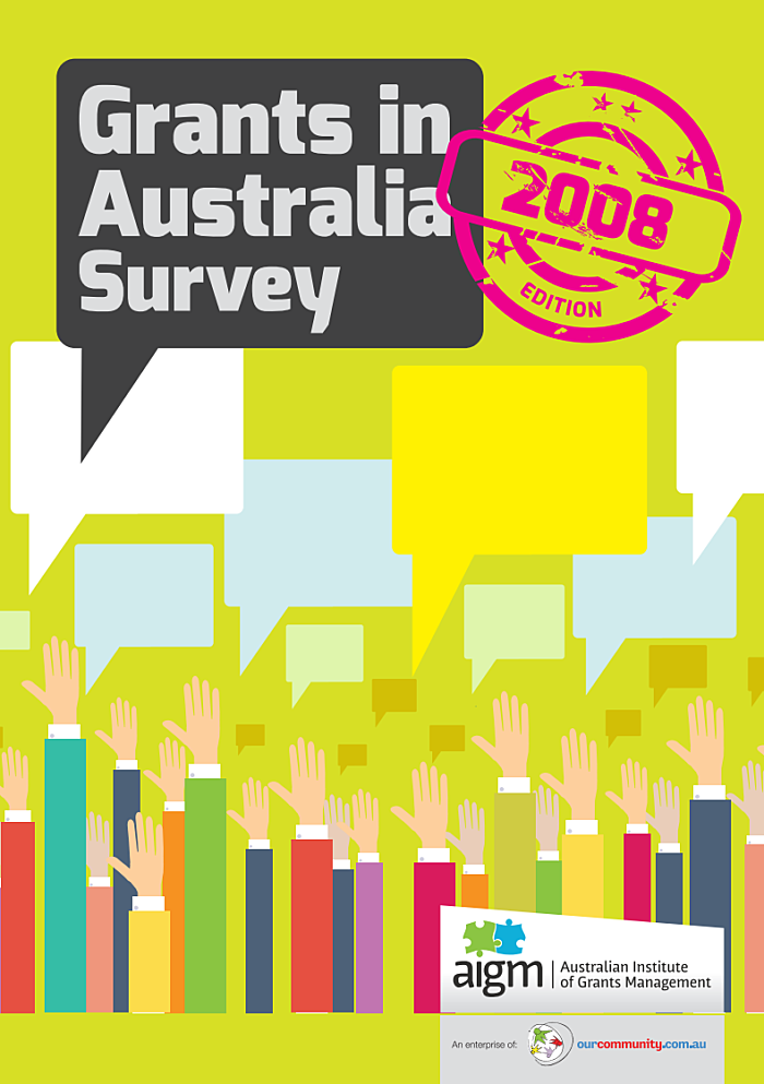 Grantsin Australia2008cover