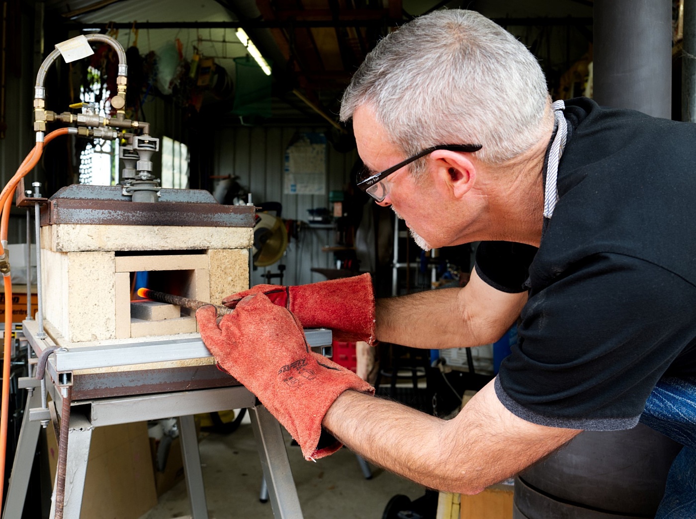 A TADSA volunteer working on one of their projects