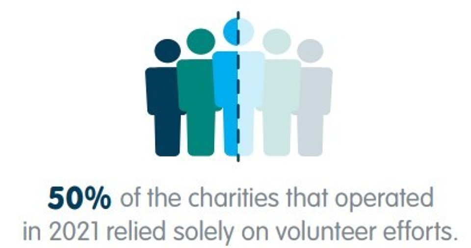 ACNC Report volunteers graphic