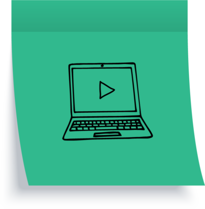 Green postit selfpaced