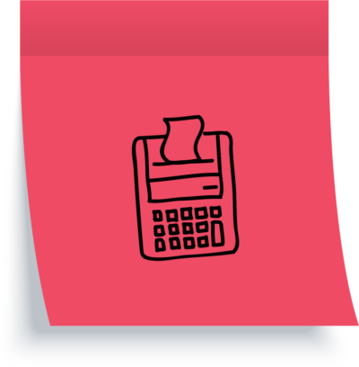 Pink postit cstreasurers