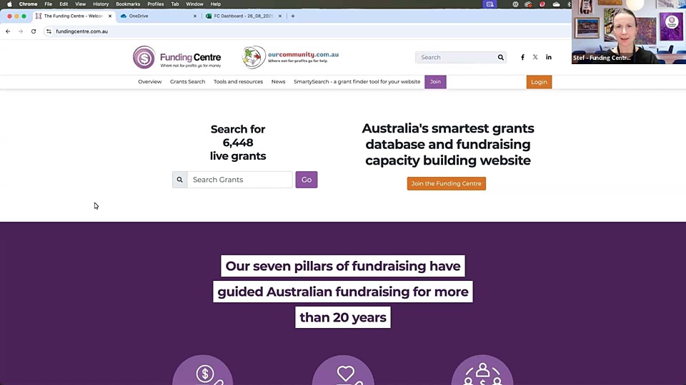 Funding Centre free information session webinar recording - August 27, 2025