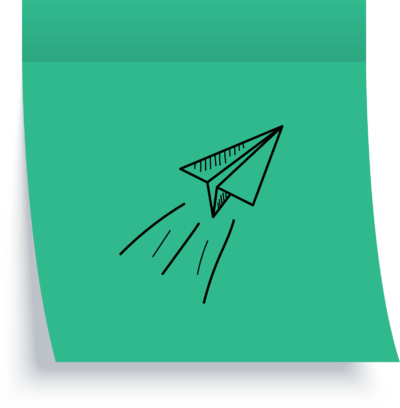 Green postit advleadership