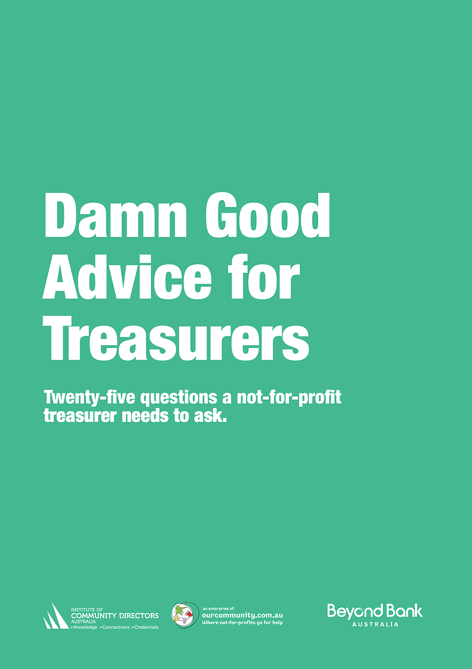Damn good advice for treasurers
