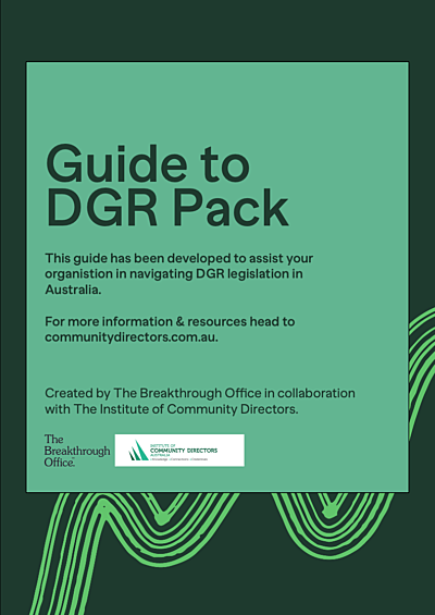 DGR Planning The Breakthrough Office