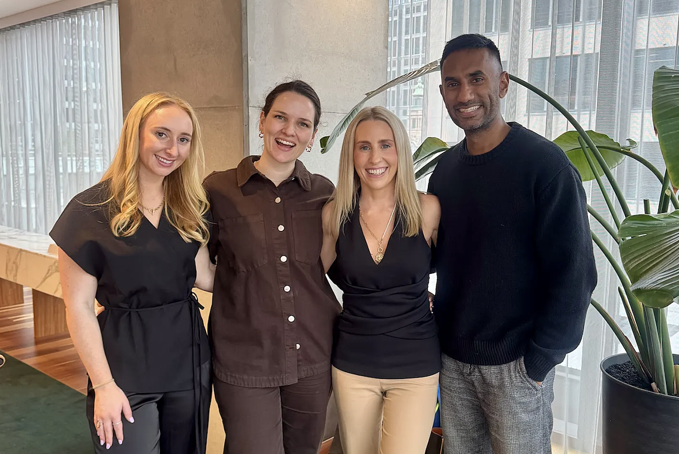 Olivia Robertson Jocelyn Goto Catherine and Mike Gore Global impact summit