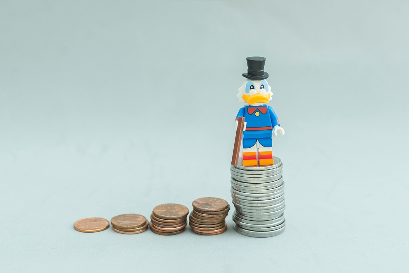 Scrooge Mc Duck greed