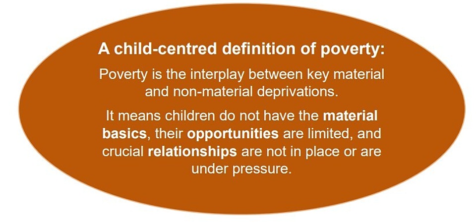 Child centred definition of poverty