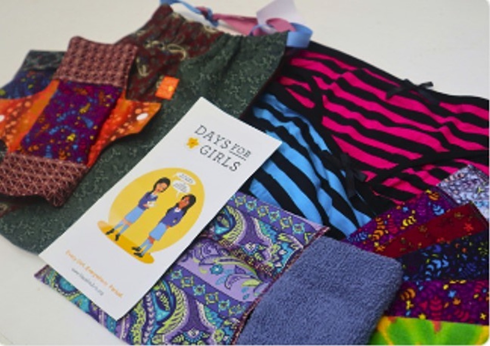 Days for Girls reusable menstrual kits