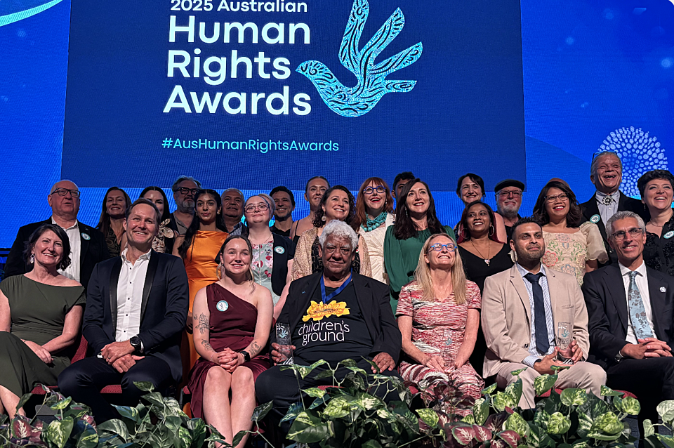 William Tilmouth wins Australia’s highest human rights award and condemns continuing Indigenous policies