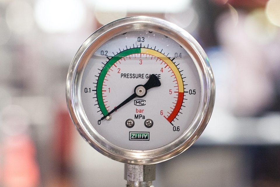 Presure guage close up