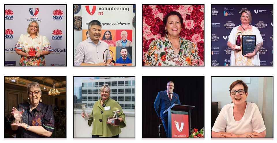 Who will be named Australian Volunteer of the Year?