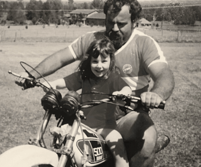 Alana and her dad