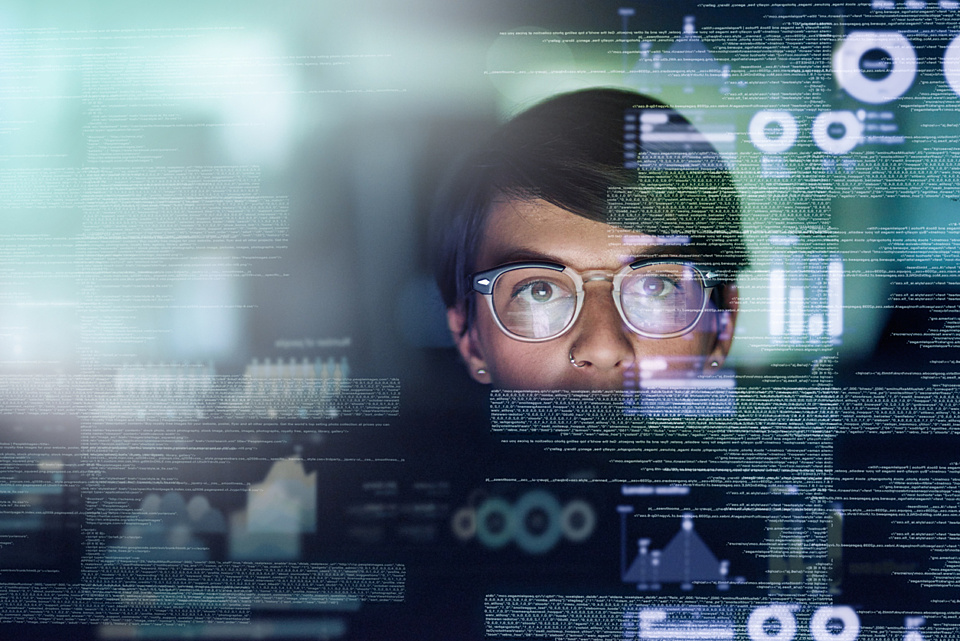 Technology computer data i Stock 529418686